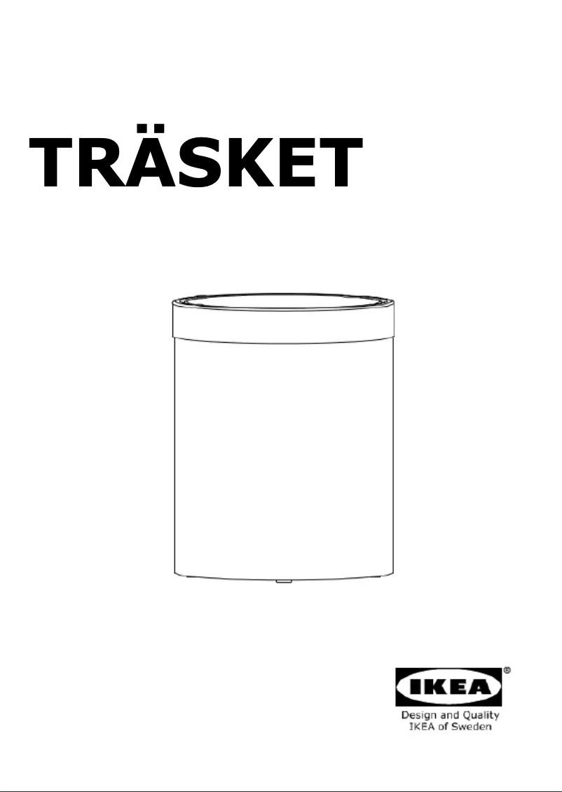 Imagen de la primera página del manual del dispositivo TRÄSKET 604.385.12