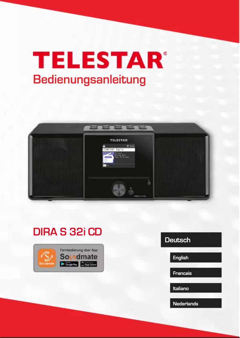 Imagen de la primera página del manual del dispositivo DIRA S 32i CD