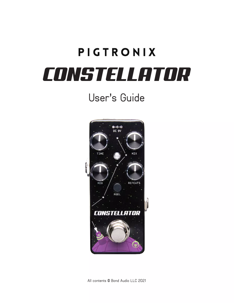 Página 1 del manual Manual de usuario Pigtronix Constellator Micro
