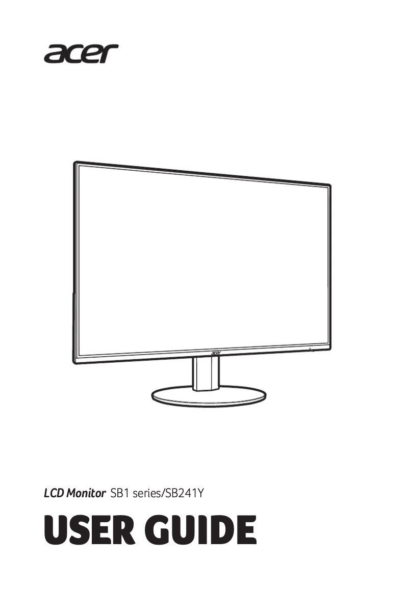 Imagen de la primera página del manual del dispositivo SB241Y