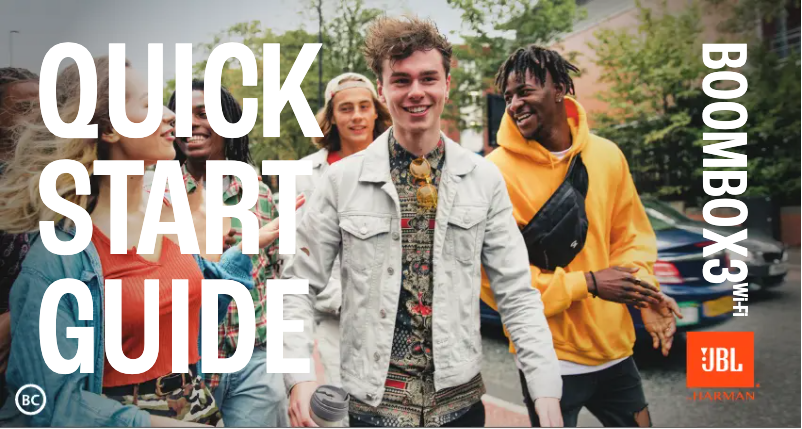 Imagen de la primera página del manual del dispositivo Boombox 3 Wi-Fi