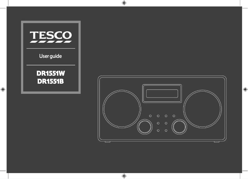 Página nº 1 - Manual de usuario Tesco DR1551W