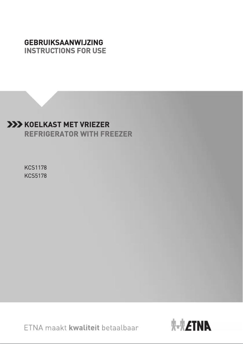Página 1 del manual Manual de usuario Etna KCS5178