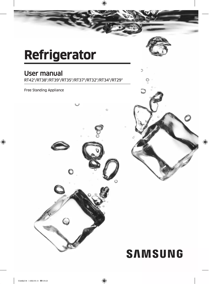Imagen de la primera página del manual del dispositivo RT34K5532S8/D3