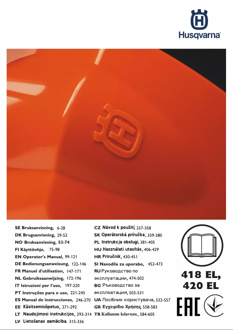 Imagen de la primera página del manual del dispositivo 420 EL