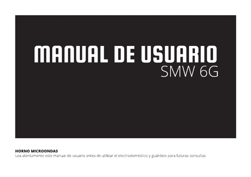 Página 1 del manual Manual de usuario Schneider SMW 6G