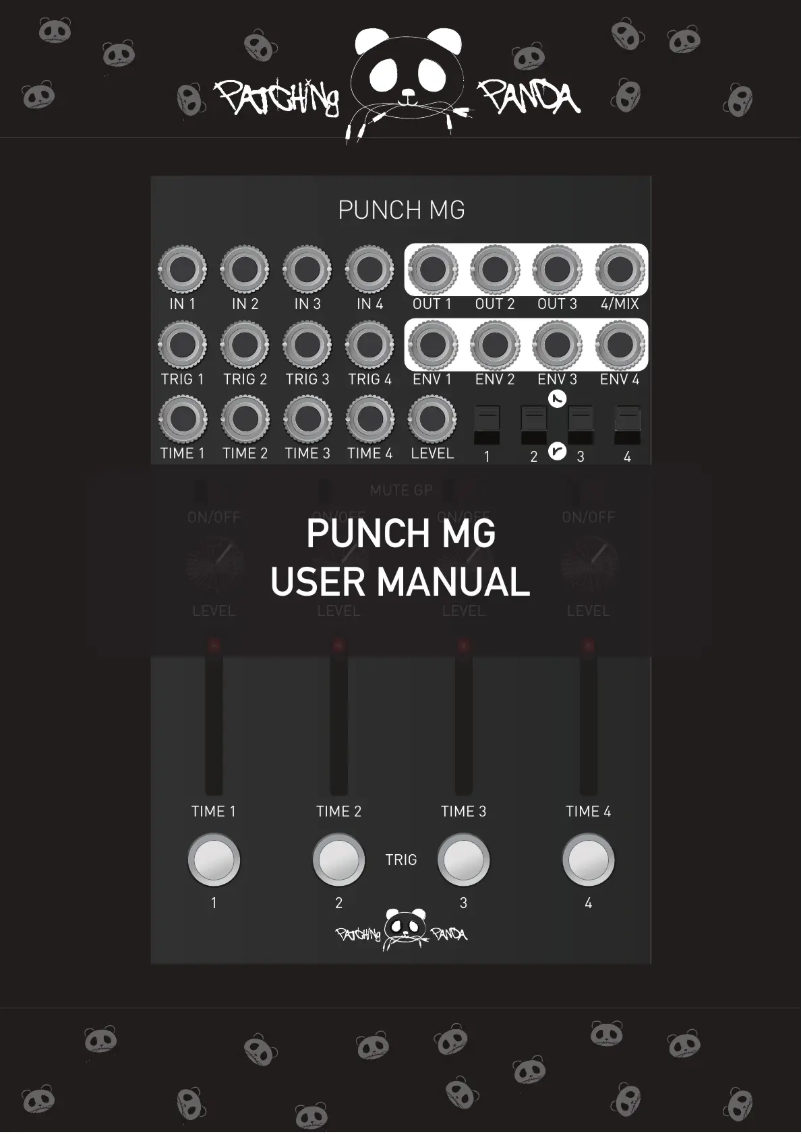 Página 1 del manual Manual de usuario Patching Panda Punch MG