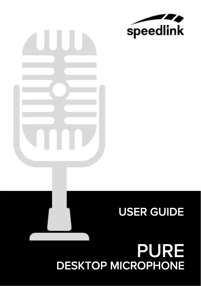 Imagen de la primera página del manual del dispositivo Pure Desktop SL-8702-BK