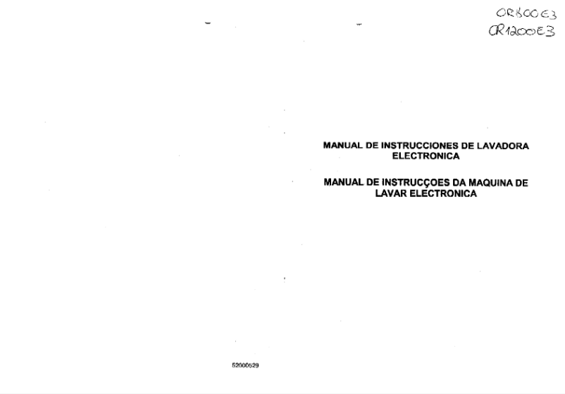 Imagen de la primera página del manual del dispositivo OR 800 E3