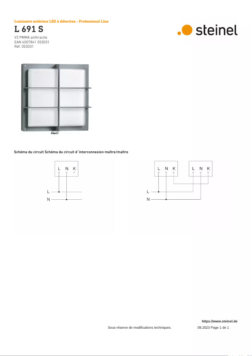 Imagen de la primera página del manual del dispositivo L 691 S
