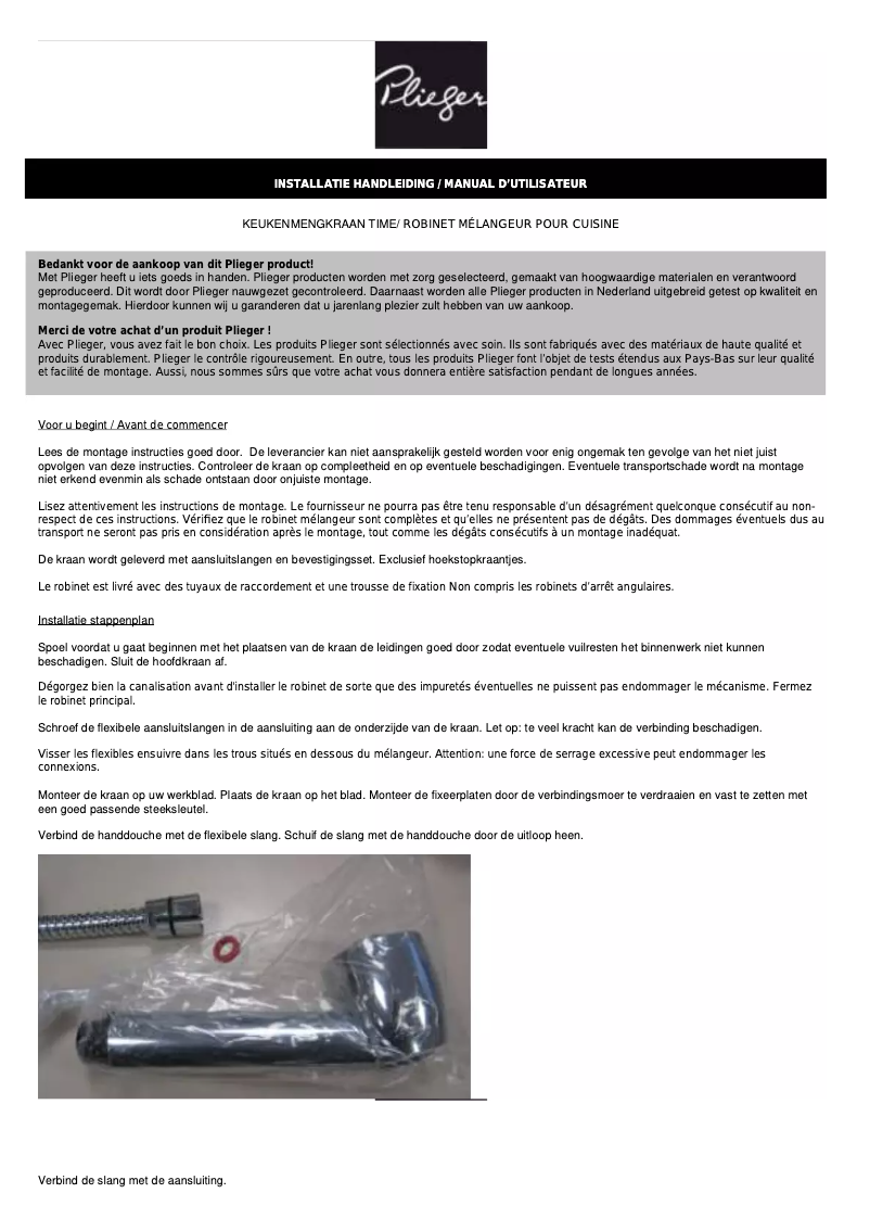 Página 1 del manual Manual de usuario Plieger Hera