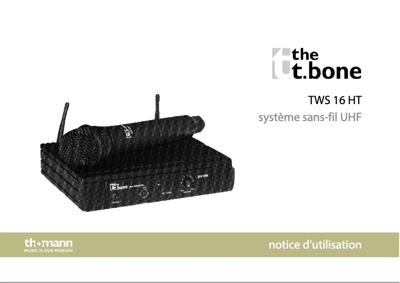Imagen de la primera página del manual del dispositivo TWS 16 HT
