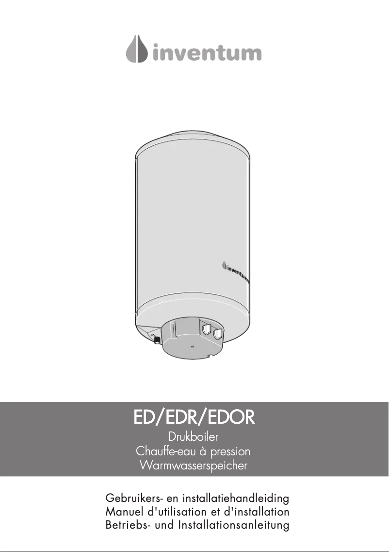 Imagen de la primera página del manual del dispositivo EDR