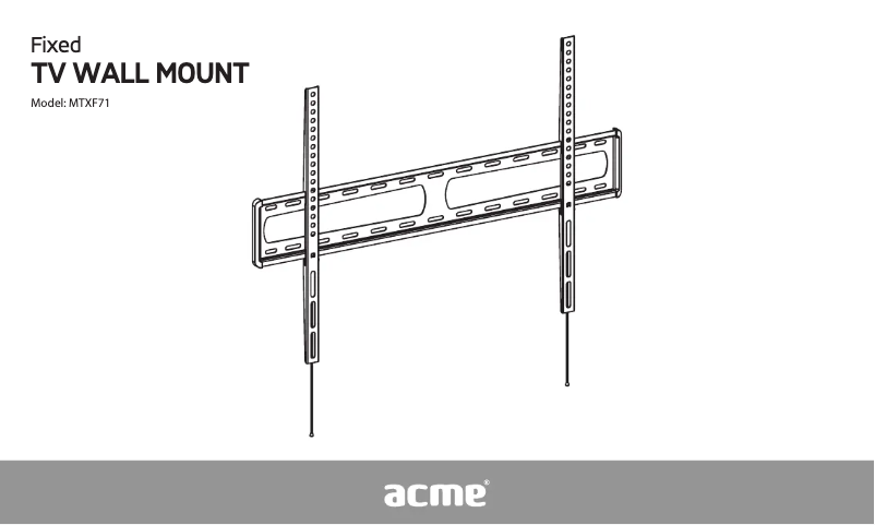 Página 1 del manual Manual de usuario Acme MTXF71