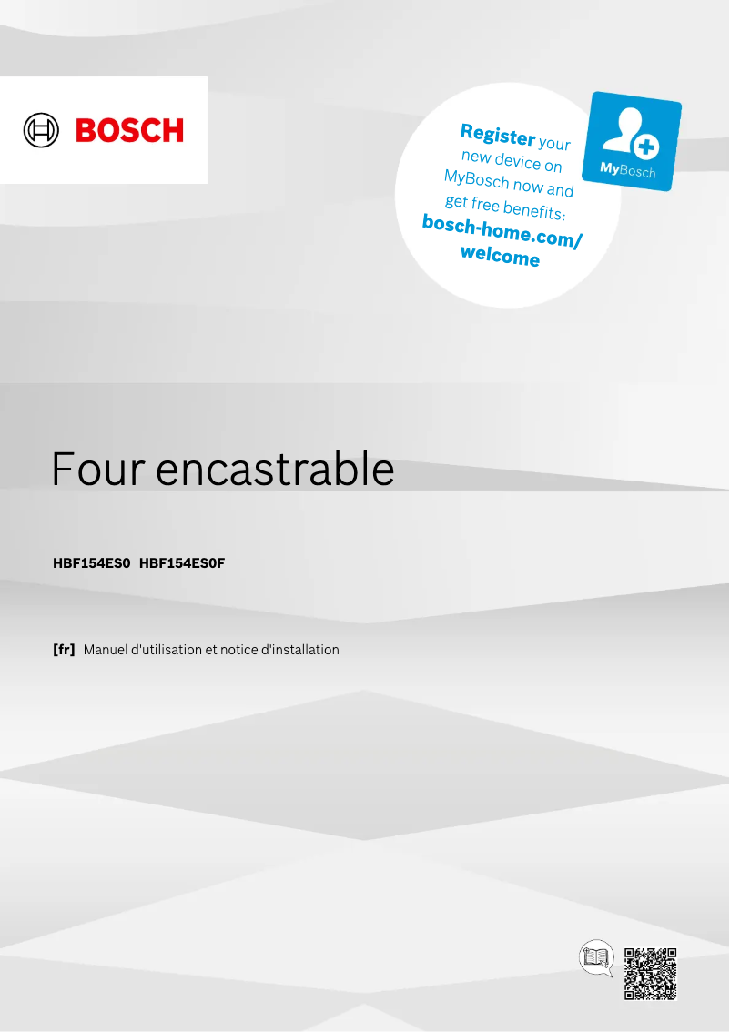 Imagen de la primera página del manual del dispositivo HBF154ES0