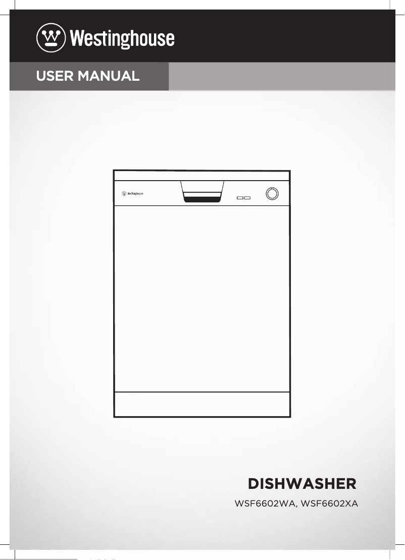 Imagen de la primera página del manual del dispositivo WSF6602XA