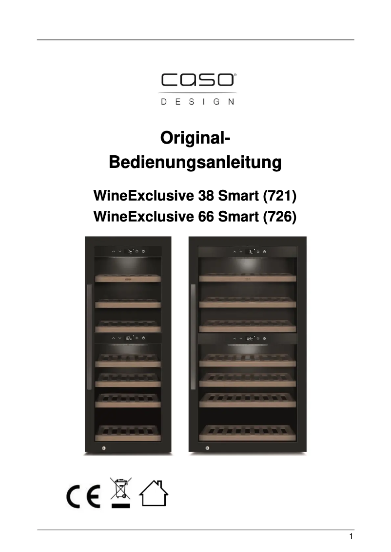 Imagen de la primera página del manual del dispositivo WineExclusive 66 Smart