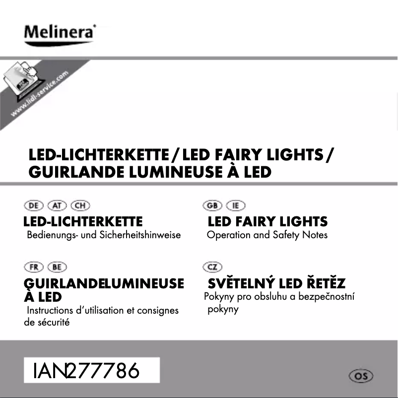 Imagen de la primera página del manual del dispositivo IAN 277786