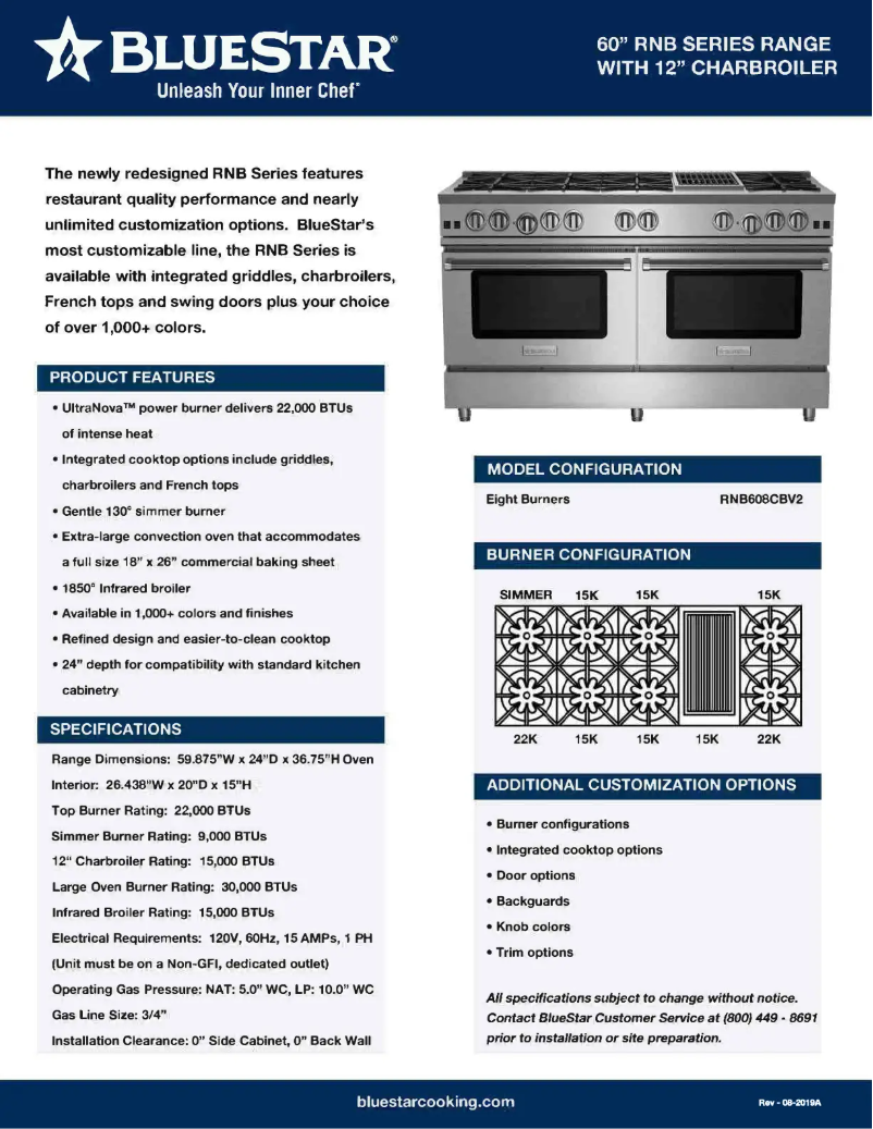 Imagen de la primera página del manual del dispositivo RNB608CBV2