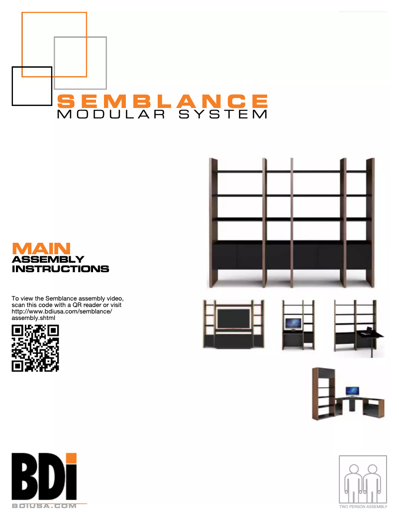 Imagen de la primera página del manual del dispositivo Semblance 5413