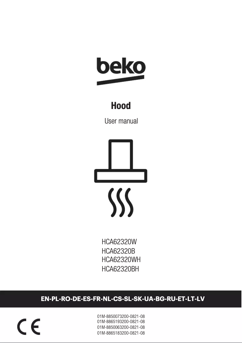 Imagen de la primera página del manual del dispositivo HCA62320W