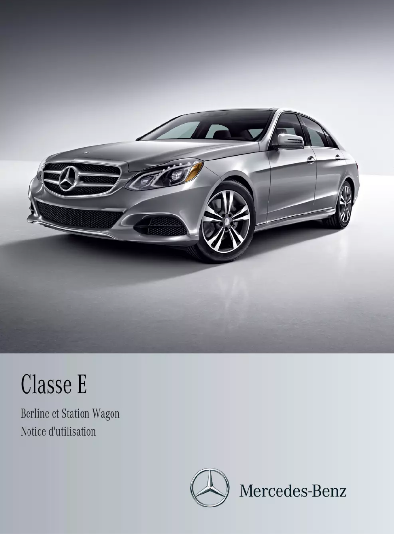 Imagen de la primera página del manual del dispositivo E-Class (2014)