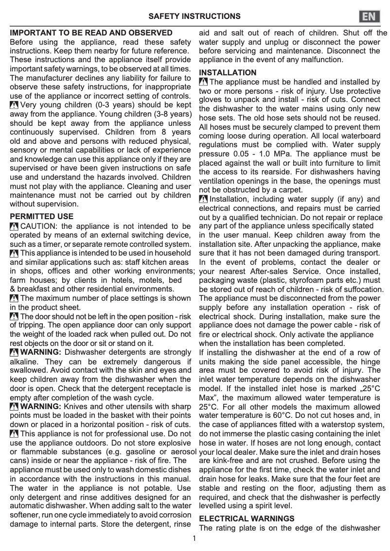 Imagen de la primera página del manual del dispositivo BCIO 3C33 EC