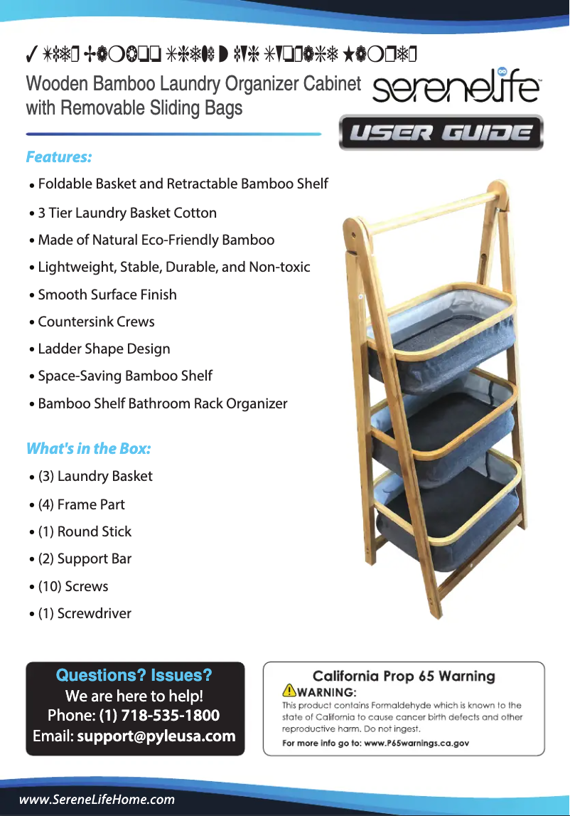 Imagen de la primera página del manual del dispositivo SLHMPSHF88