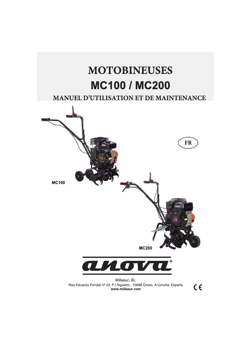 Página 1 del manual Manual de usuario Anova MC200
