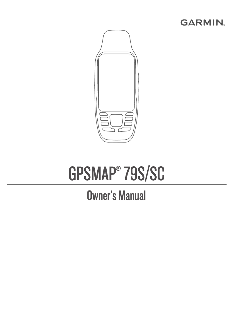 Página 1 del manual Manual de usuario Garmin GPSMap 79SC