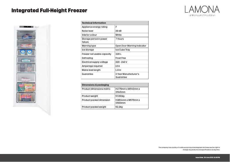 Imagen de la primera página del manual del dispositivo LAM6802