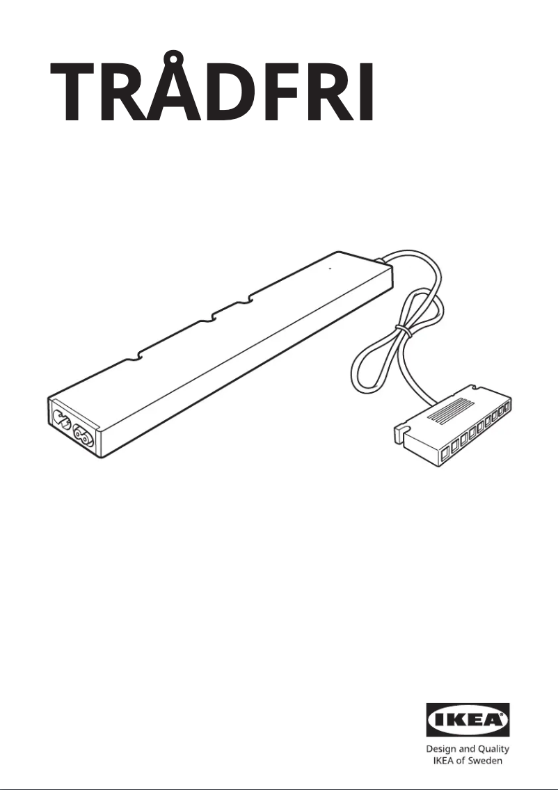 Imagen de la primera página del manual del dispositivo TRÅDFRI 805.559.58