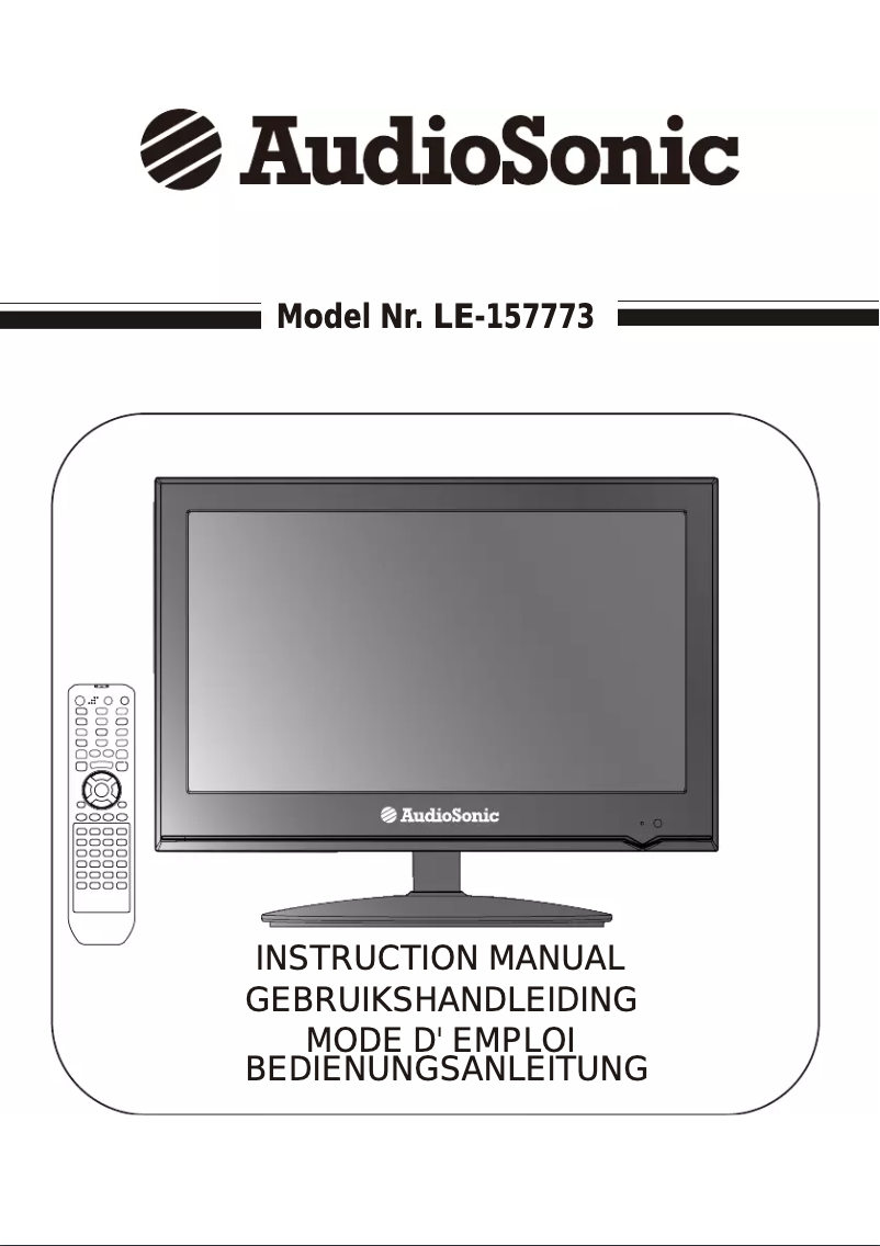 Página 1 del manual Manual de usuario AudioSonic LE-157773
