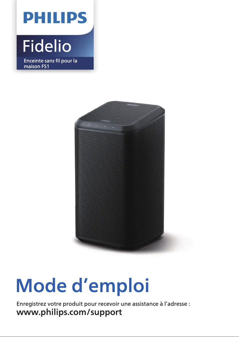 Página 1 del manual Manual de usuario Philips Fidelio FS1