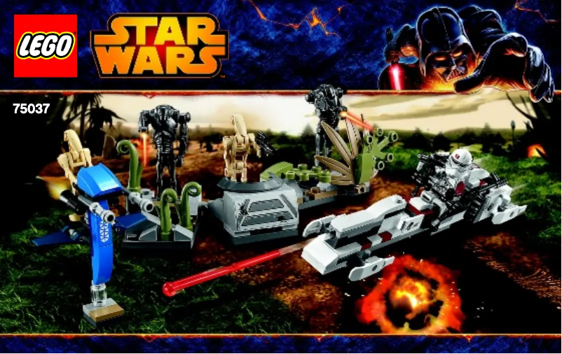 Página 1 del manual Manual de usuario Lego Star Wars 75037