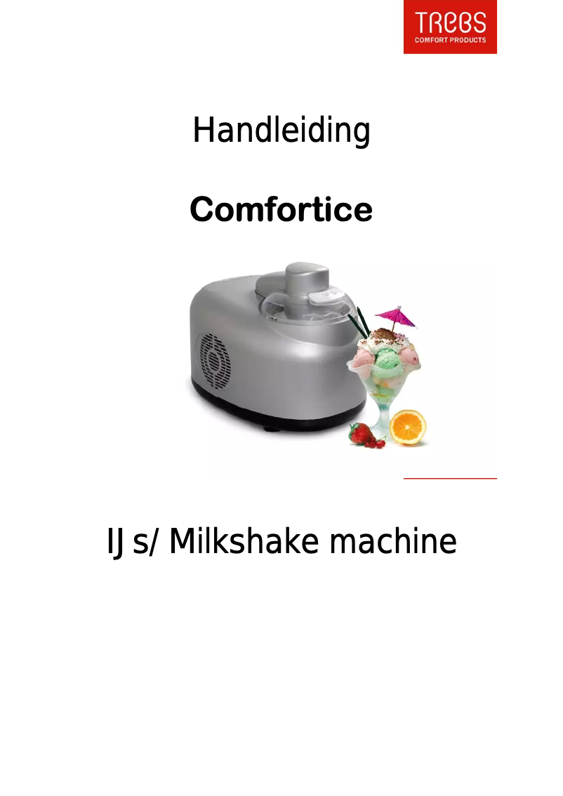 Página 1 del manual Manual de usuario Trebs Comfortice 21109
