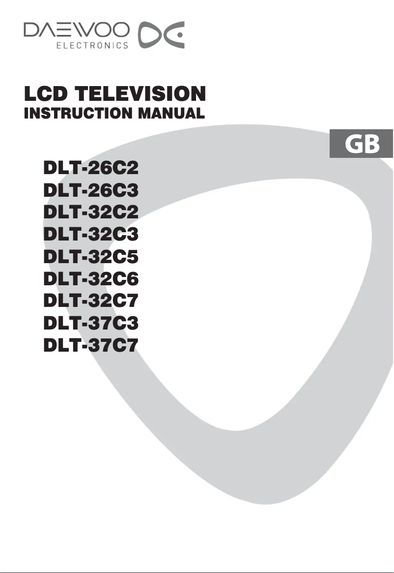 Página 1 del manual Manual de usuario Daewoo DLT-26C2FT