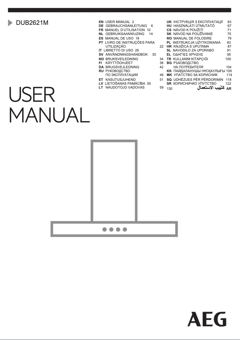 Imagen de la primera página del manual del dispositivo DUB2621M