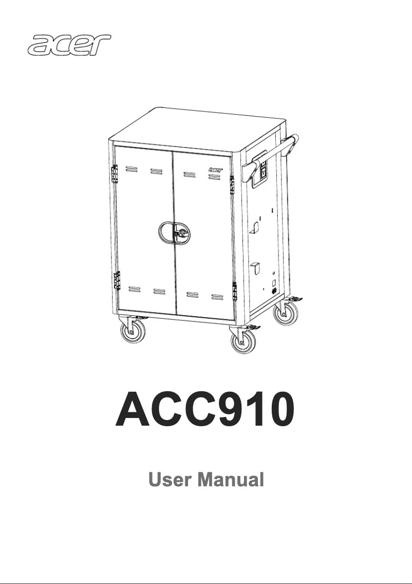 Página nº 1 - Manual de usuario Acer ACC910