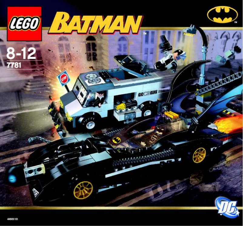 Página 1 del manual Manual de usuario Lego The Batmobile (TM): Two-Face's Escape