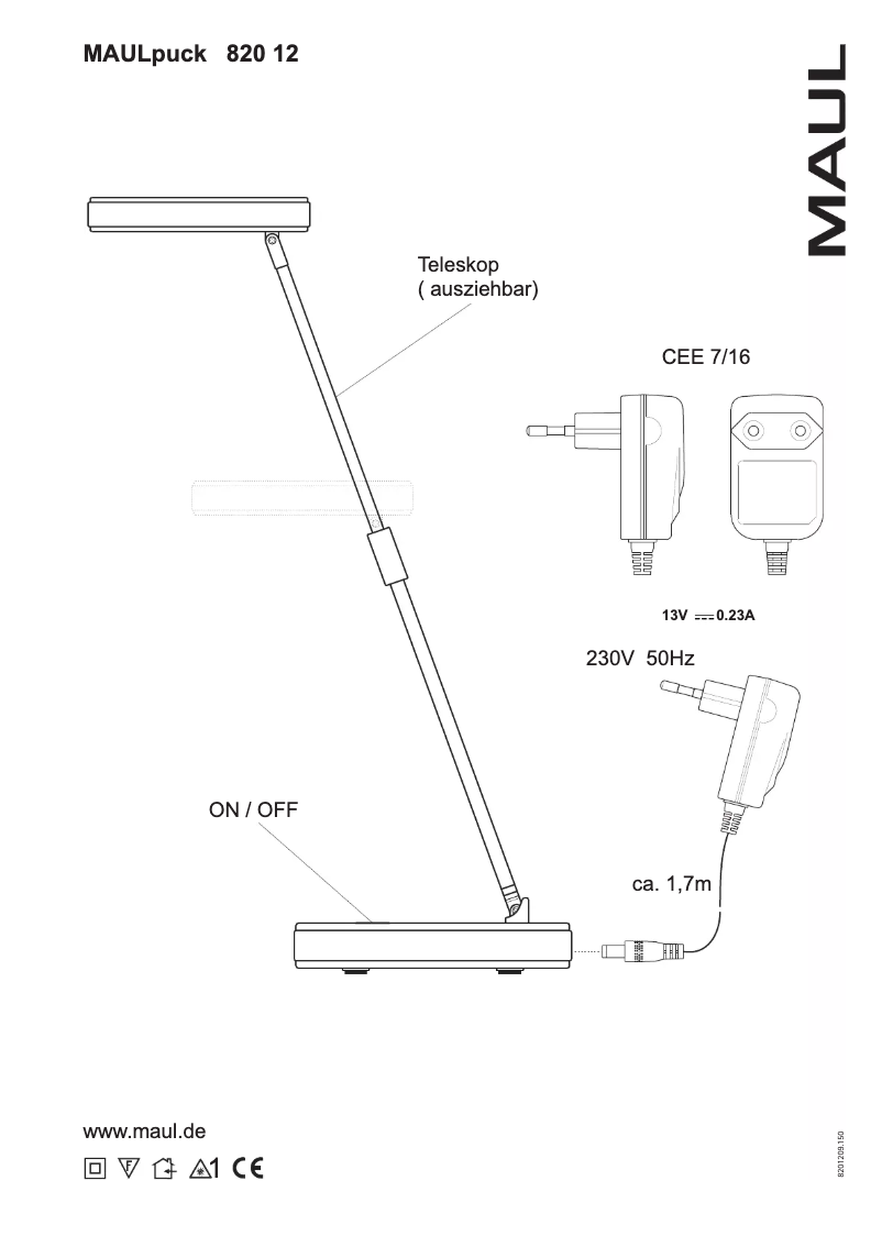 Imagen de la primera página del manual del dispositivo Puck