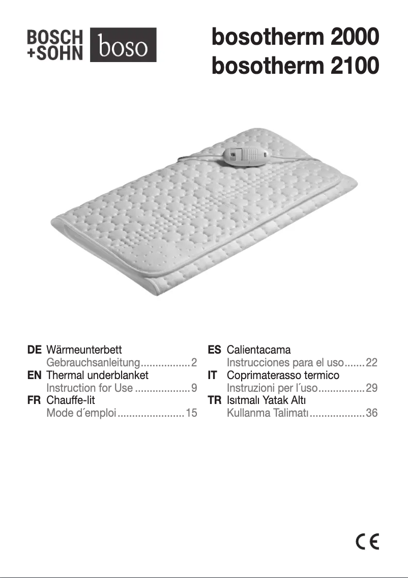 Página nº 1 - Manual de usuario Boso Bosotherm 2000