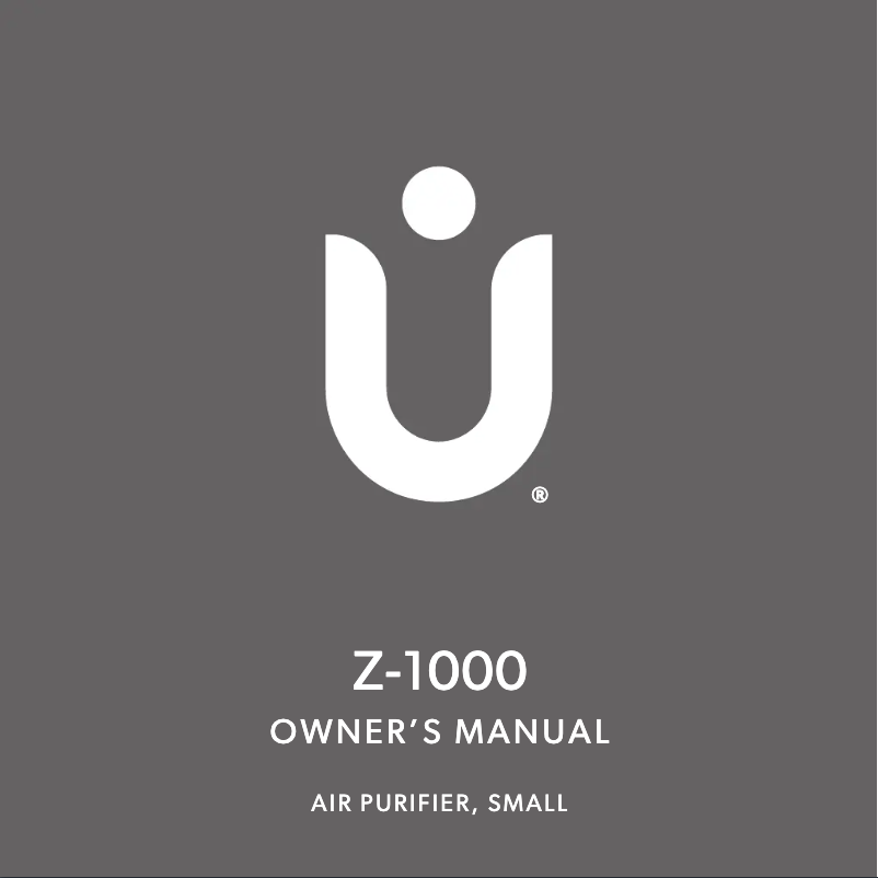 Imagen de la primera página del manual del dispositivo Z-1000