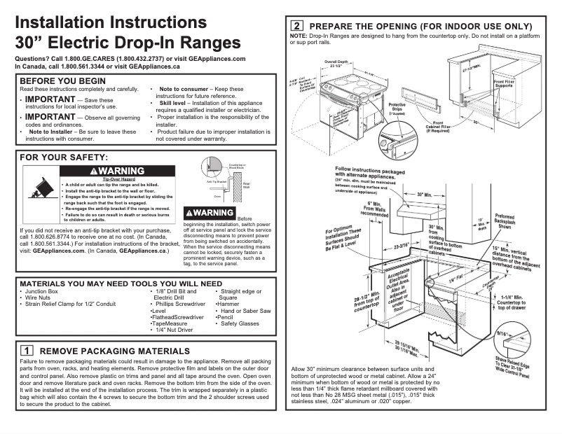 Imagen de la primera página del manual del dispositivo JD630DTWW