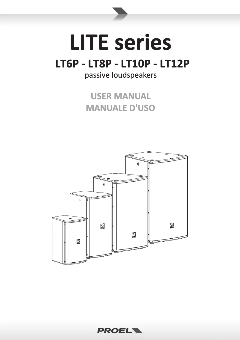 Imagen de la primera página del manual del dispositivo LT12P