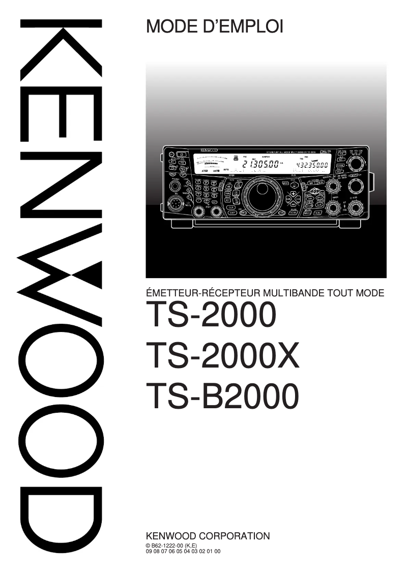 Página 1 del manual Manual de usuario Kenwood TS-B2000