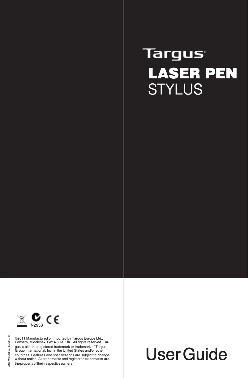 Imagen de la primera página del manual del dispositivo AMM04EU