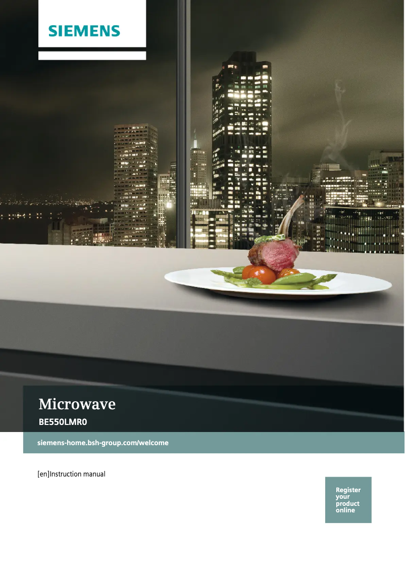 Imagen de la primera página del manual del dispositivo BE550LMR0I