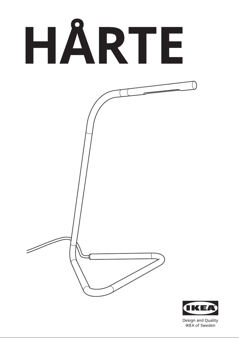 Página 1 del manual Manual de usuario Ikea HÅRTE 902.669.86