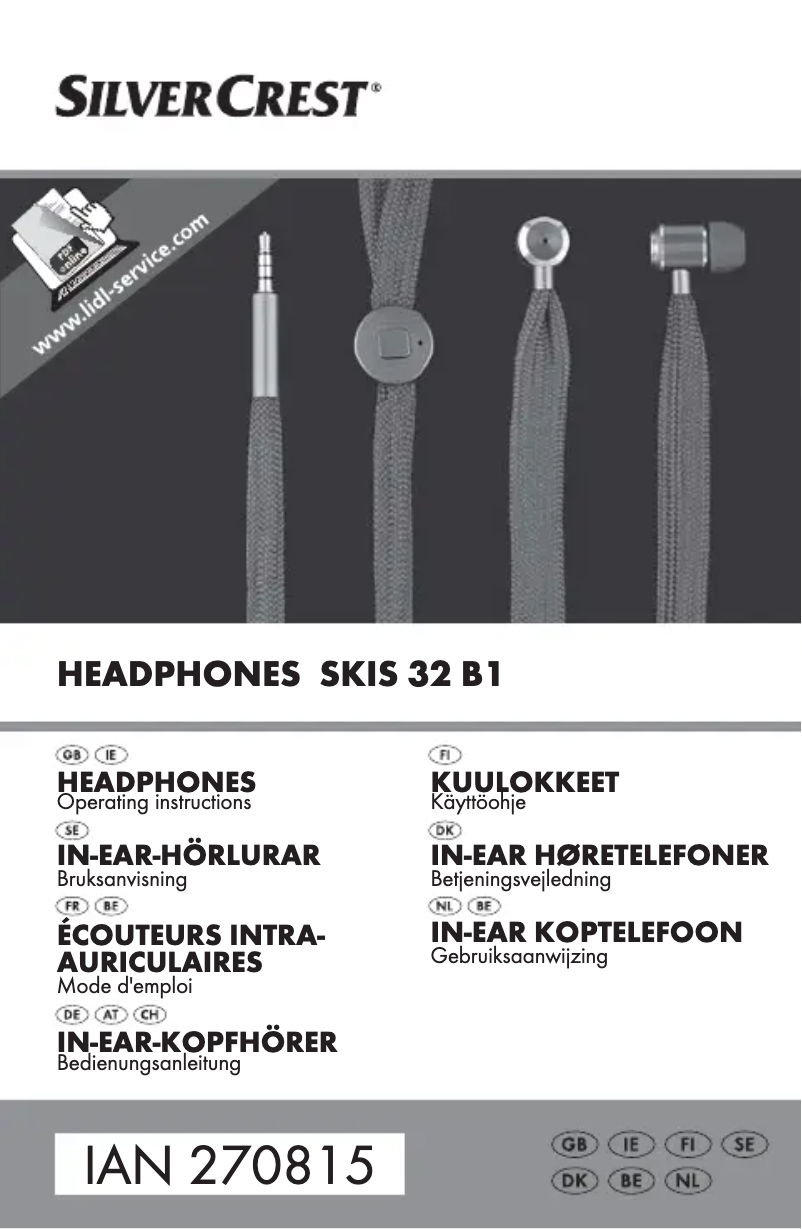 Imagen de la primera página del manual del dispositivo SKM 10 B1